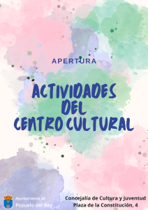 ¡Prepara tu agenda porque ya están aquí las actividades del Centro cultural pensadas para todos!