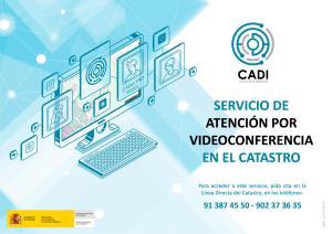 Servicio de atención por videoconferencia | CATASTRO