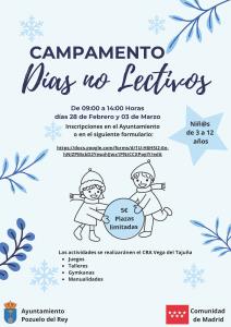 CAMPAMENTO DÍAS NO LECTIVOS 28 FEBRERO Y 03 DE MARZO