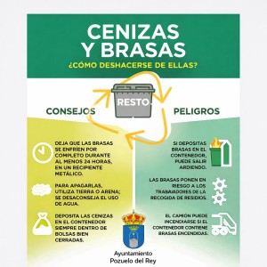 Incendio en un camión de recogida de residuos por el depósito indebido de brasas